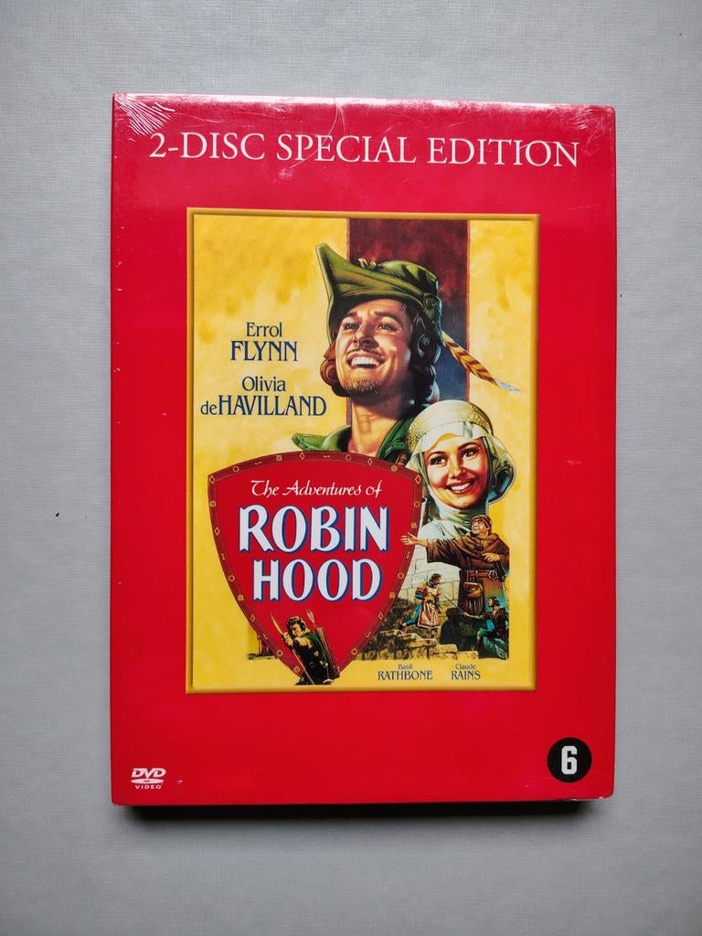The Adventures of Robin Hood (1938) (SEALED) / Errol Flynn, Verzenden, Voor 1940, Nieuw in verpakking, Actie en Avontuur