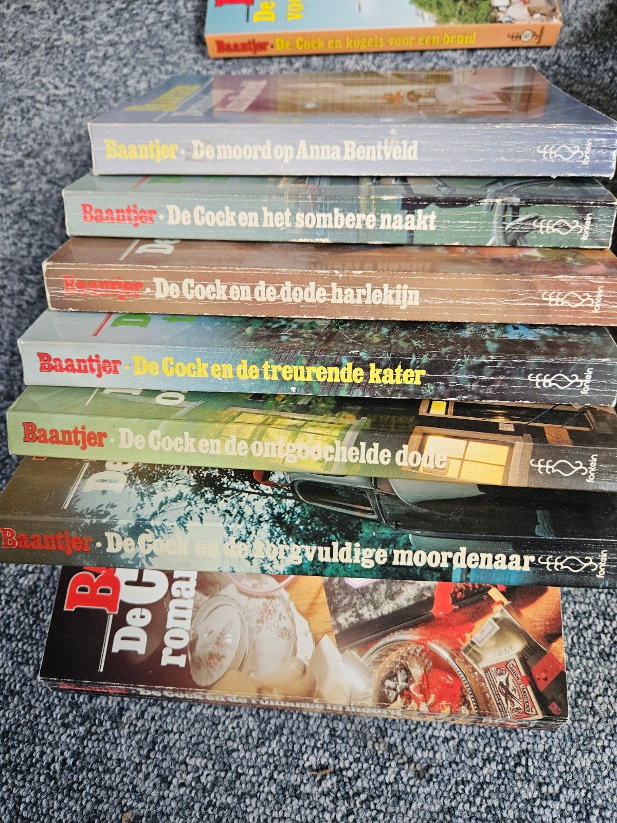 Grote collectie Baantjer boeken - De Cock serie, Boeken, Ophalen, Gelezen, A.C. Baantjer