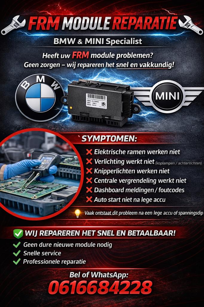 FRM Module Reparatie BMW & Mini - Snel en Betaalbaar!, Auto-onderdelen, Elektronica en Kabels, Ophalen, Gebruikt, BMW