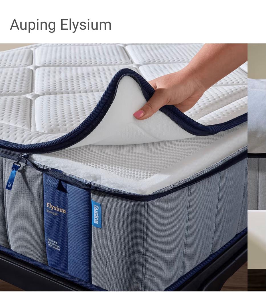 Auping Elysium matras zgan, Ophalen, 210 cm, Zo goed als nieuw, Twijfelaar