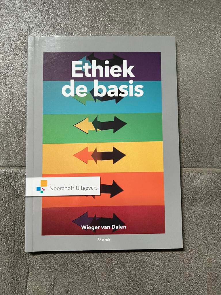 Wieger van Dalen - Ethiek de basis, Ophalen of Verzenden, Zo goed als nieuw, Wieger van Dalen