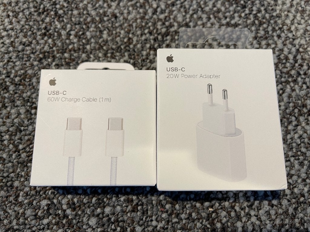 Apple snellader inclusief USB-C to USB-C 60W 1M, Telecommunicatie, Mobiele telefoons | Telefoon-opladers, USB-C, Verzenden, Nieuw