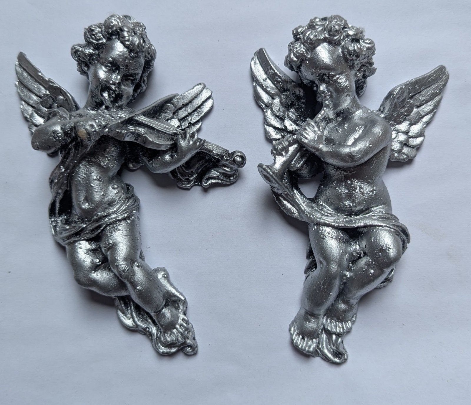NIEUW! Zilverkleurige Engelen | Met haakje om op te hangen, Ophalen of Verzenden, Nieuw