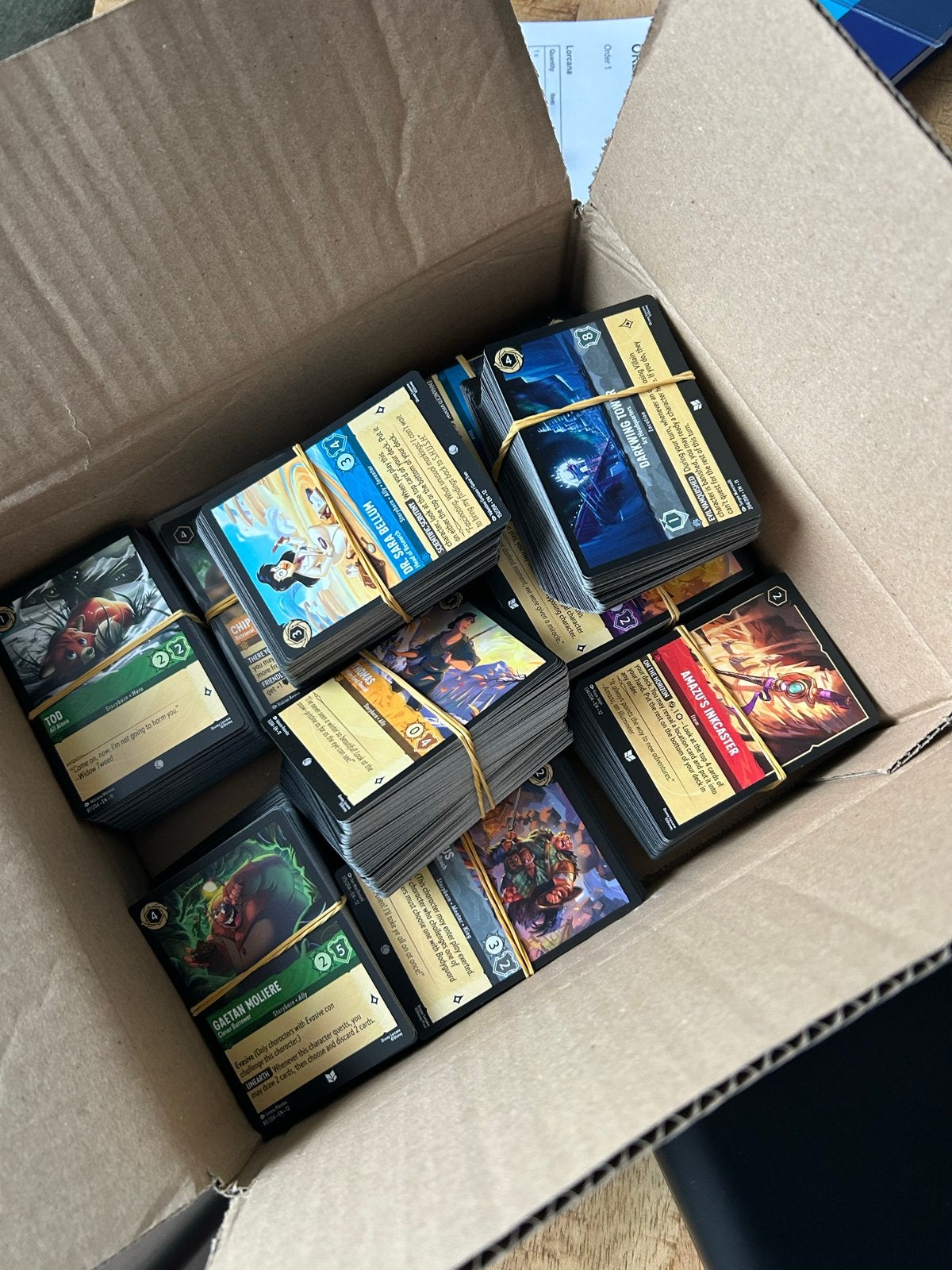 Disney Lorcana Bulk, Verzamelen, Diddl, Ophalen of Verzenden, Verschillende figuren, Gebruikt, Papier, Kaart of Schrift