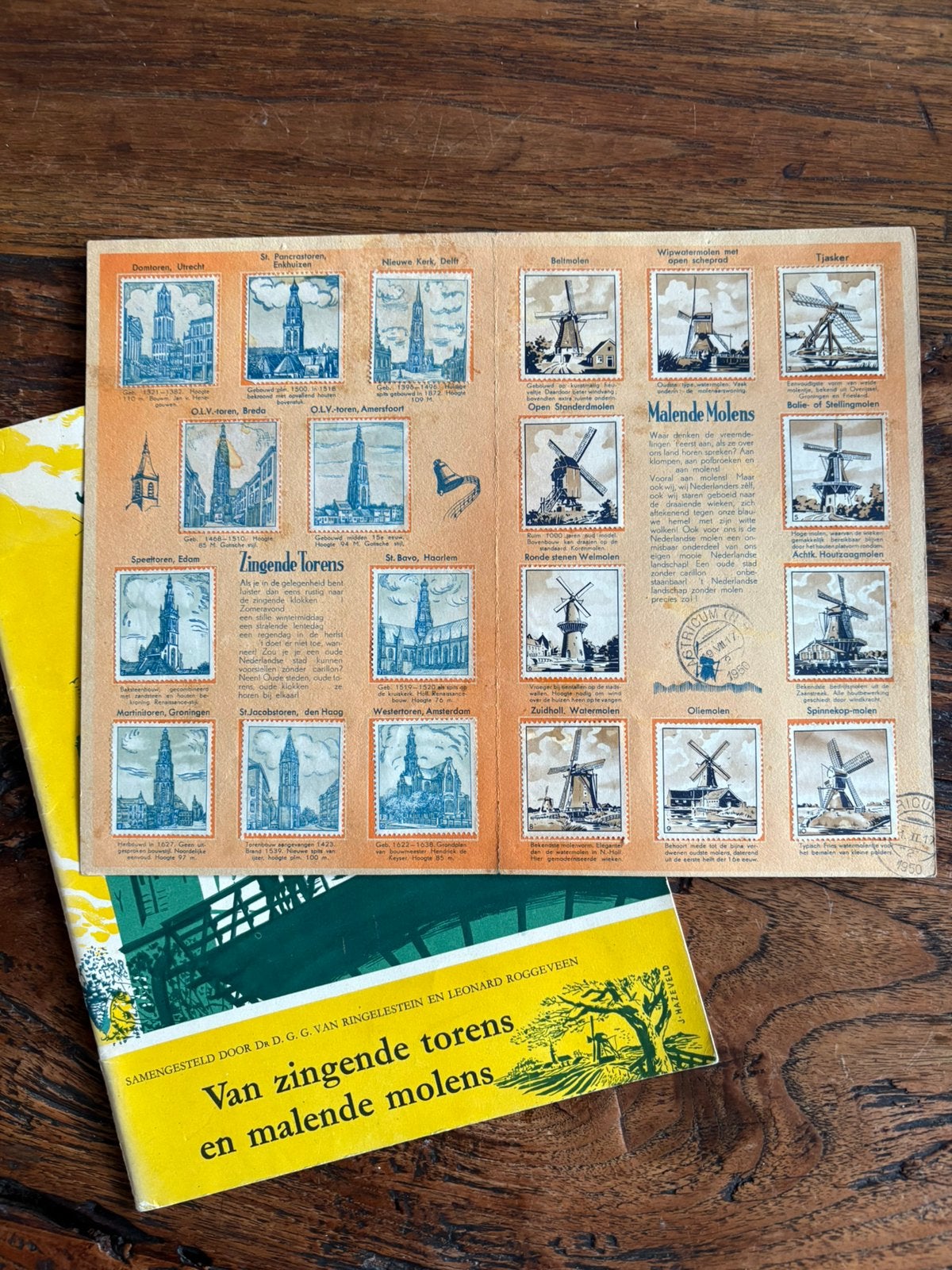 Neerland's Zingende Torens Malende Molens - 1949, Ophalen of Verzenden, Zo goed als nieuw, Plaatjesalbum