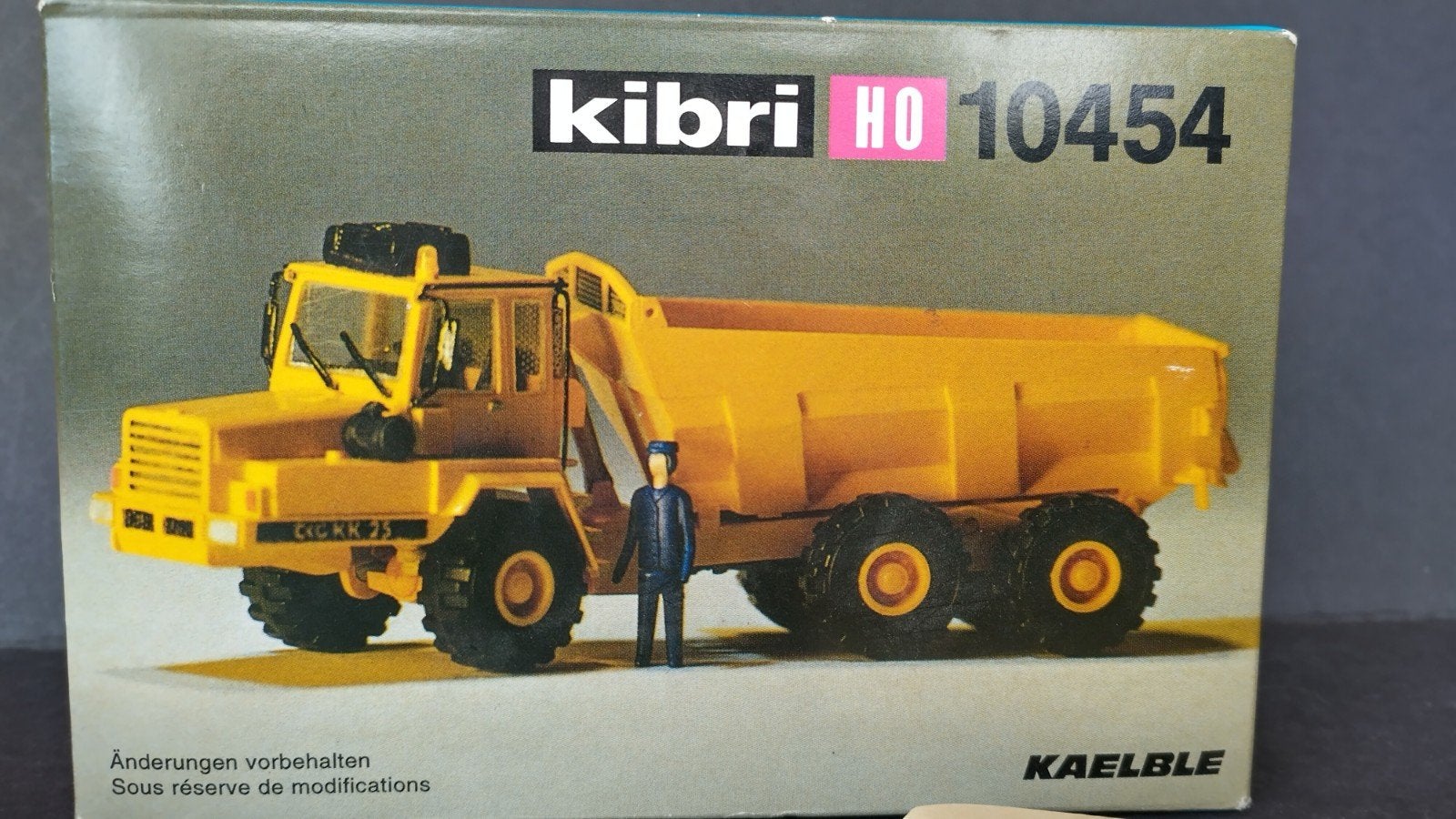 Kaelbe Knik dumper 1:87 H0 Kibri Pol, Overige merken, 1:50 of kleiner, Verzenden, Overige typen