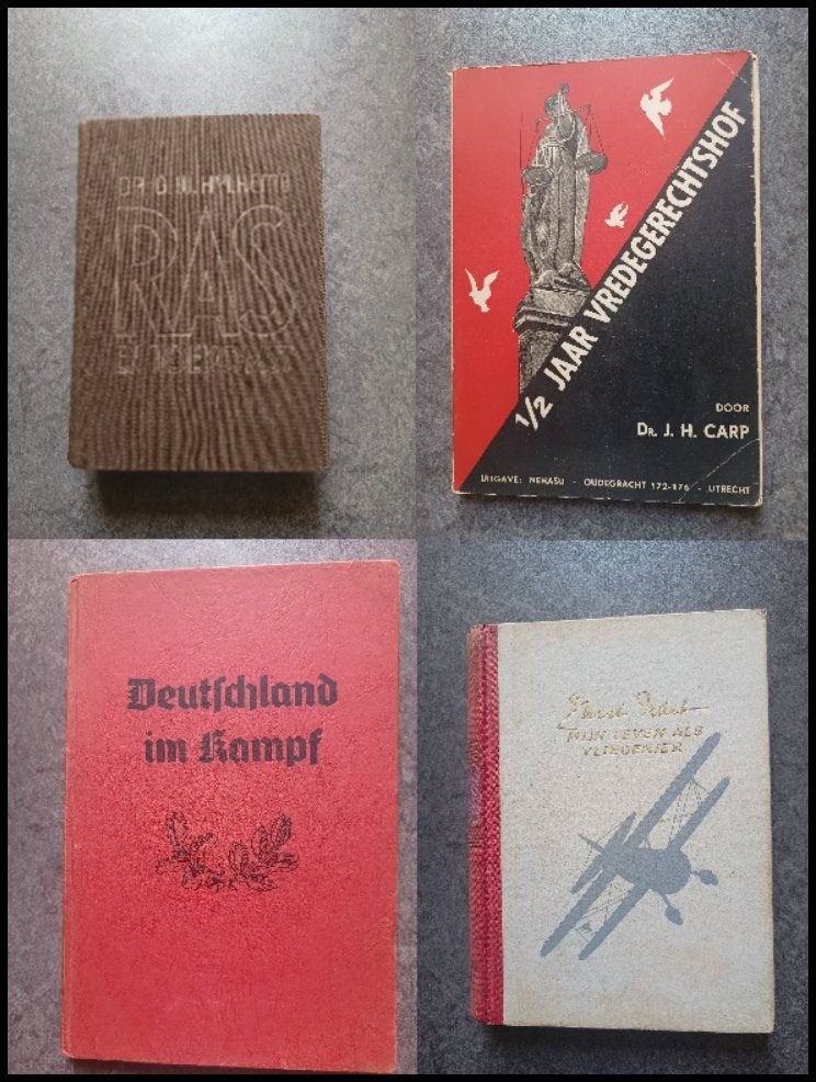 Vier boeken WOII, Ophalen of Verzenden, Nederland, Boek of Tijdschrift