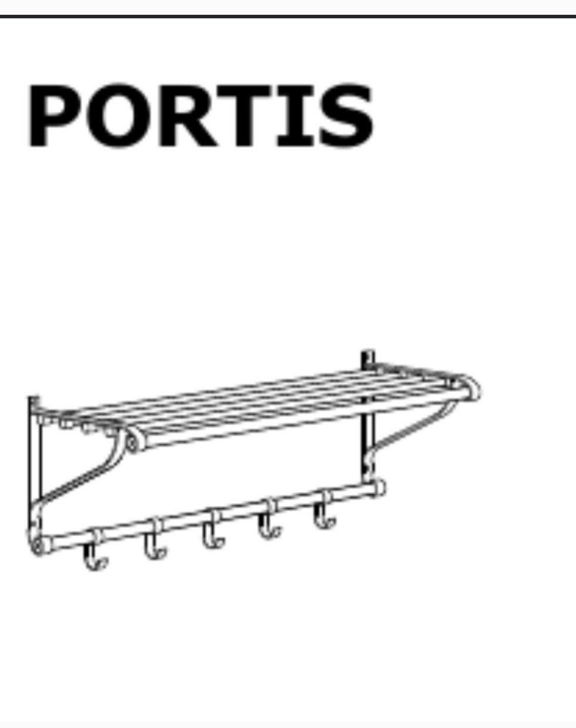 Portis kapstok, Zo goed als nieuw, Minder dan 100 cm, Hout, Ophalen
