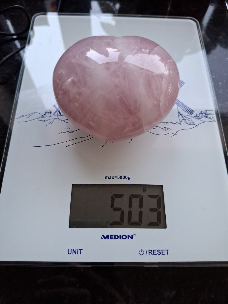 Rozenkwarts hart van halve kilo, Ophalen of Verzenden, Nieuw