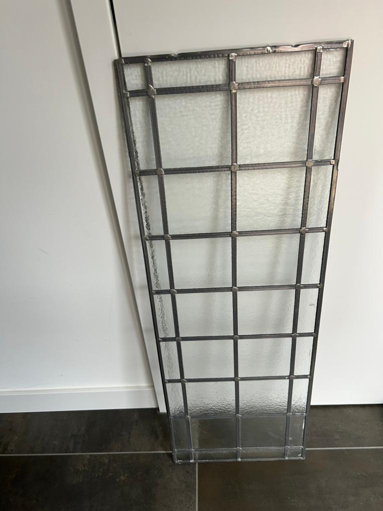 Glas in lood 93,5x33cm, Doe-het-zelf en Verbouw, Glas en Ramen, Ophalen, Zo goed als nieuw