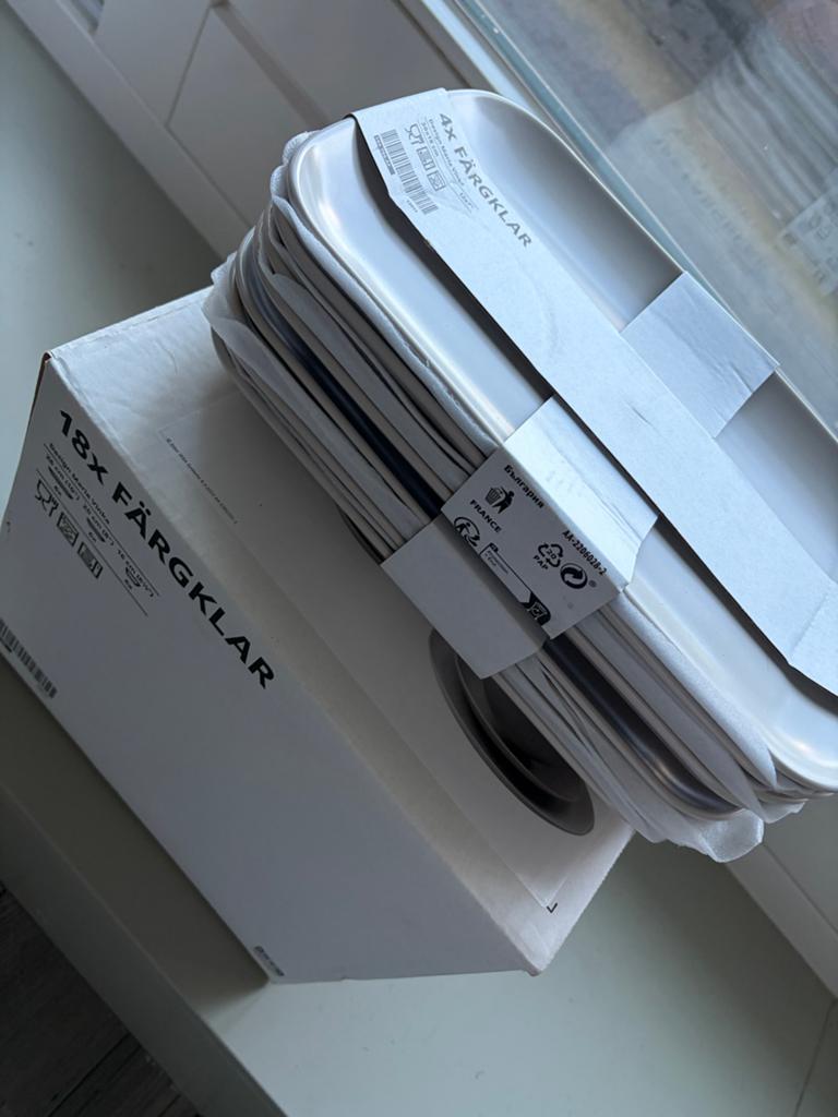26 IKEA FÄRGKLAR Borden - Nieuw in doos, Ophalen, Keramiek, Nieuw, Bord(en)