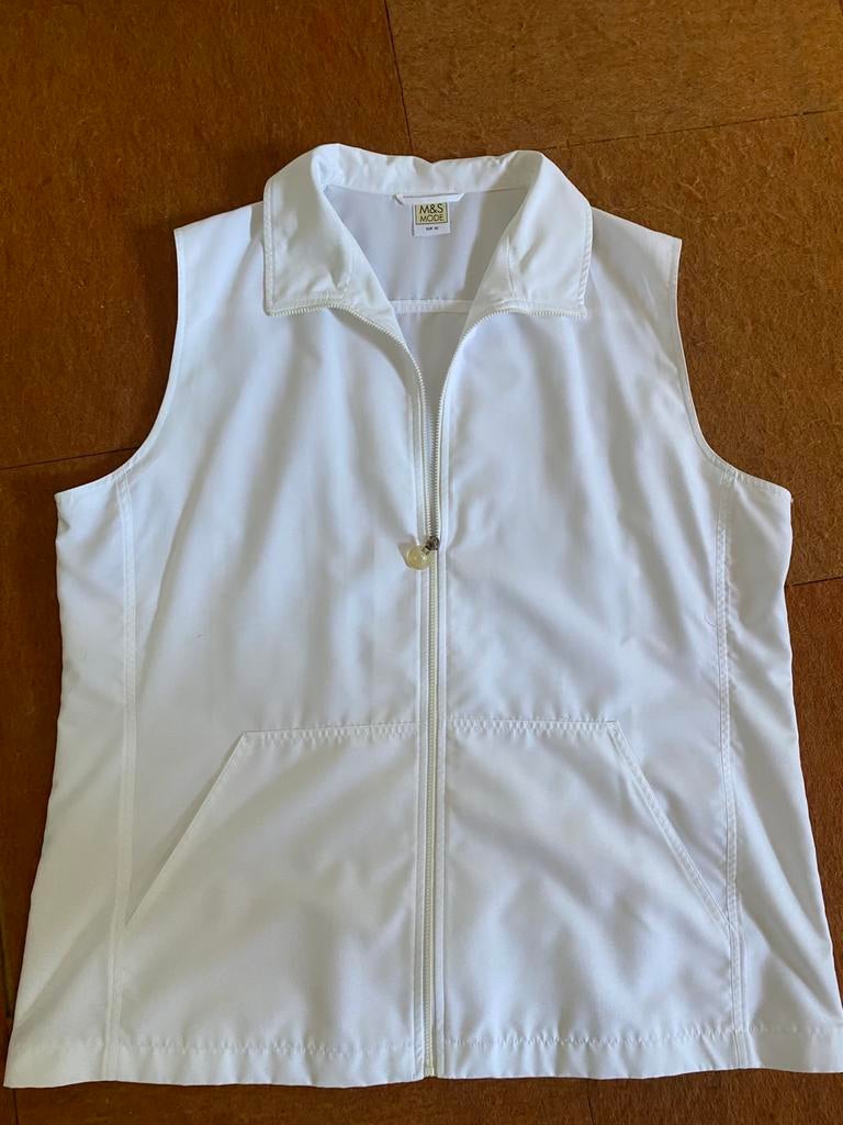Gilet/ bodywarmer, Ophalen of Verzenden, Zo goed als nieuw, Maat 46/48 (XL) of groter, Wit