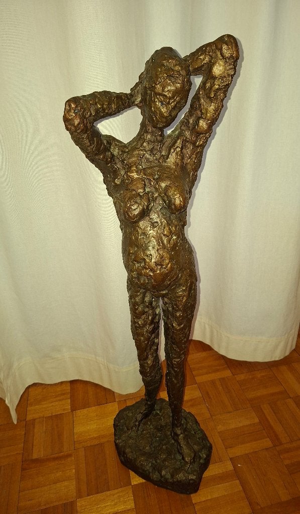 Nina Sundbye bronzen sculptuur nieuwstaat, Antiek en Kunst, Kunst | Beelden en Houtsnijwerken, Ophalen, 50 - 100 cm, Brons, Beeld