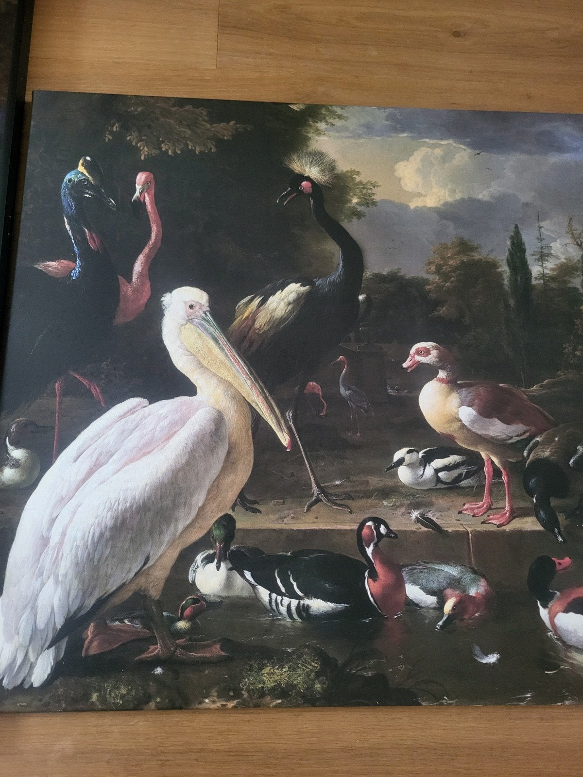 2 schilderijen melchior d hondecoeter, Antiek en Kunst, Ophalen