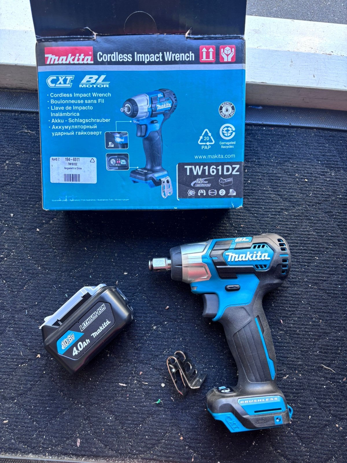 Makita TW161DZ Accu Slagmoersleutel - Nieuw in Doos, Doe-het-zelf en Verbouw, Gereedschap | Boormachines, Ophalen of Verzenden