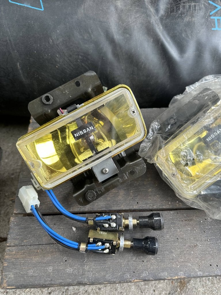 Nissan mistlampen - vintage geel - nieuw, Auto-onderdelen, Verlichting, Ophalen, Nieuw, Nissan