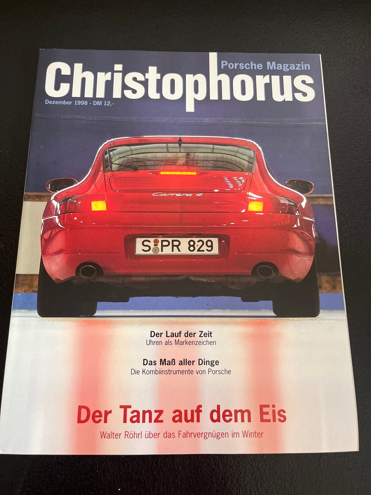 Porsche Christophorus Magazine - December 1998 (Duitstalig), Ophalen of Verzenden, Gelezen, Porsche