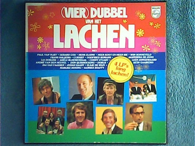 (Vier)Dubbel Van Het Lachen Vinyl 12" 4xLP, Cd's en Dvd's, Ophalen of Verzenden, Zo goed als nieuw, 12 inch, Boxset