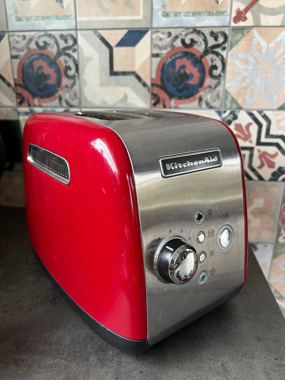 KitchenAid broodrooster rood, Ophalen of Verzenden, Gebruikt