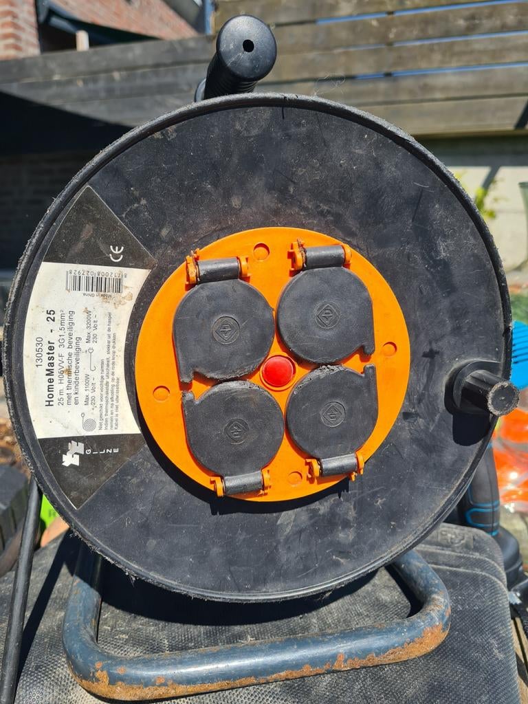 Bouw haspel te koop, Ophalen, Kabel of Snoer