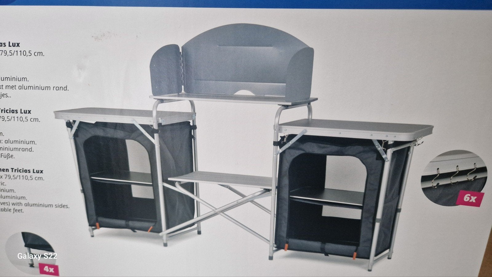 Campings keuken tafel, Ophalen, Zo goed als nieuw