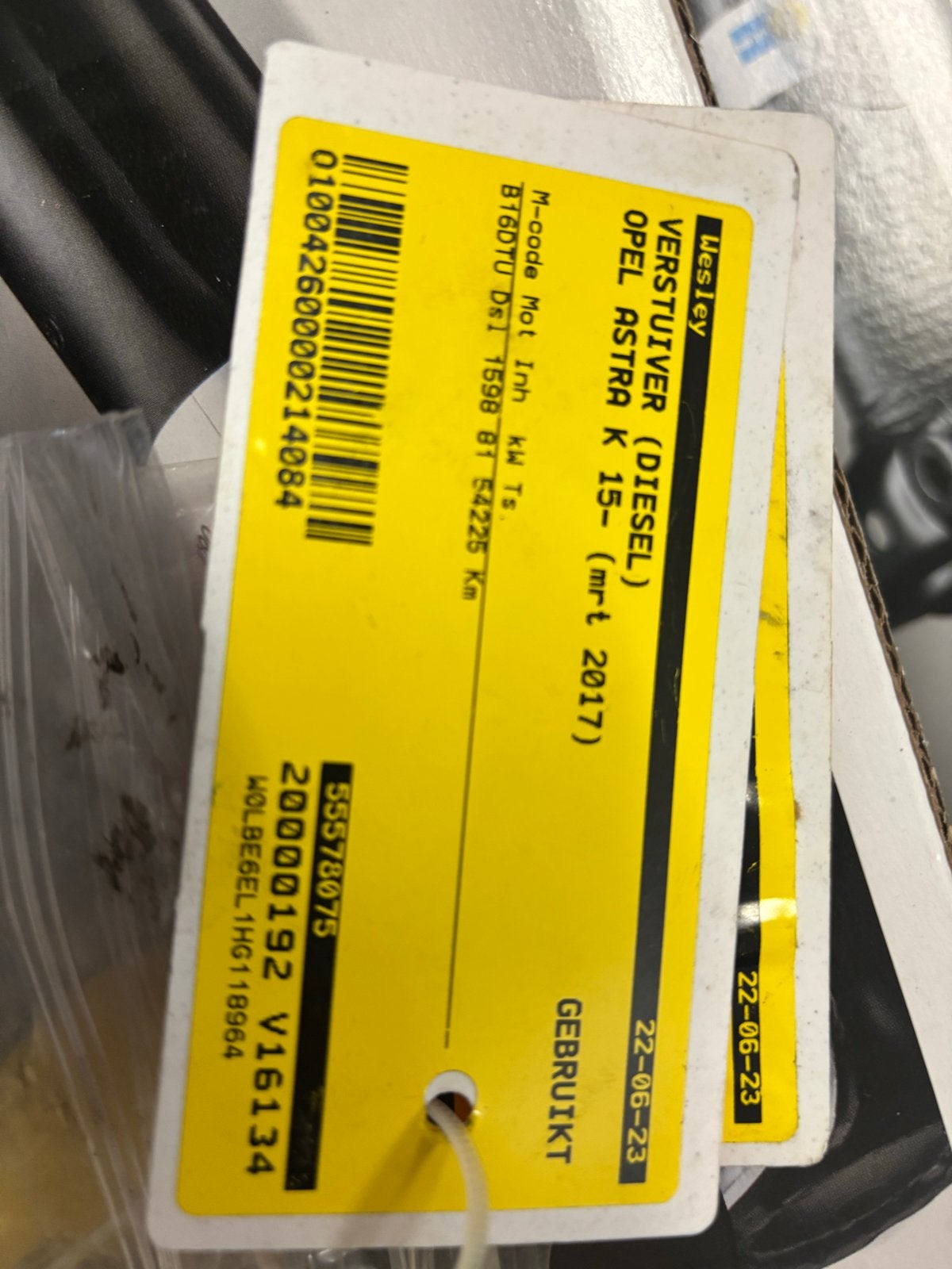 4x Gebruikte Verstuivers Opel 1.6 CDTI - Astra K, Gebruikt, Denso, Opel, Ophalen of Verzenden