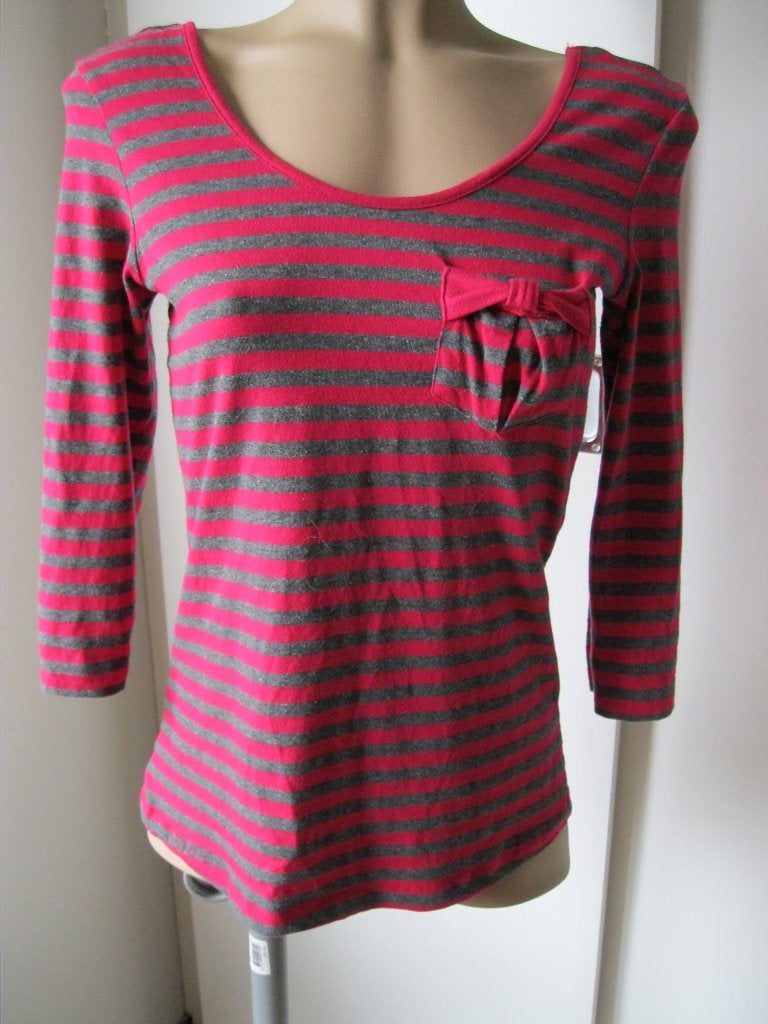 maat M, 1 stretch Fishbone shirt/top, 50 cm., Kleding | Dames, Maat 38/40 (M), Ophalen of Verzenden, Zo goed als nieuw, Korte mouw