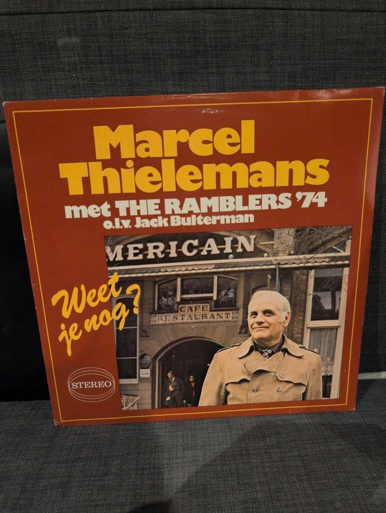 LP - Marcel Thielemans met The Ramblers '74 - Weet je nog?, Cd's en Dvd's, Vinyl | Jazz en Blues, 1960 tot 1980, Gebruikt, Ophalen of Verzenden