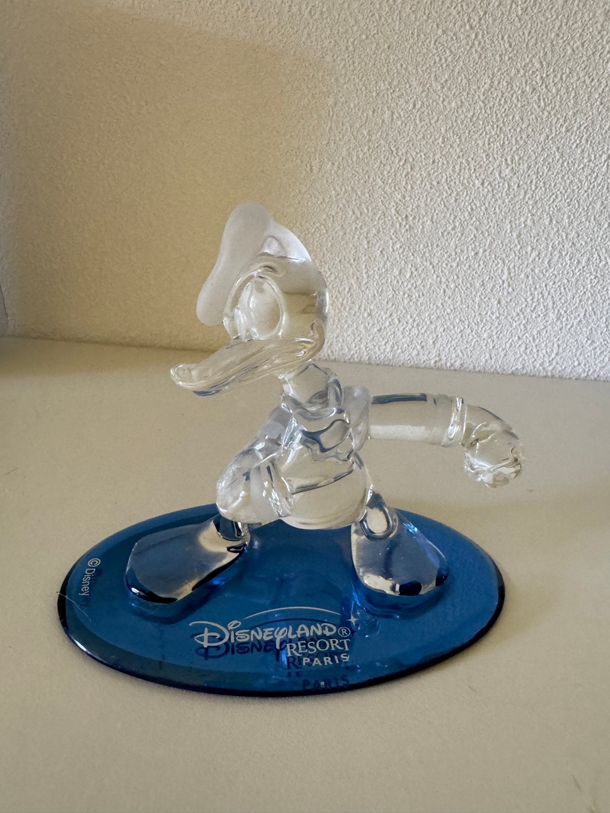Arribas Brothers Donald Duck kristalbeeldje Disneyland Parij, Ophalen, Donald Duck, Gebruikt, Beeldje of Figuurtje