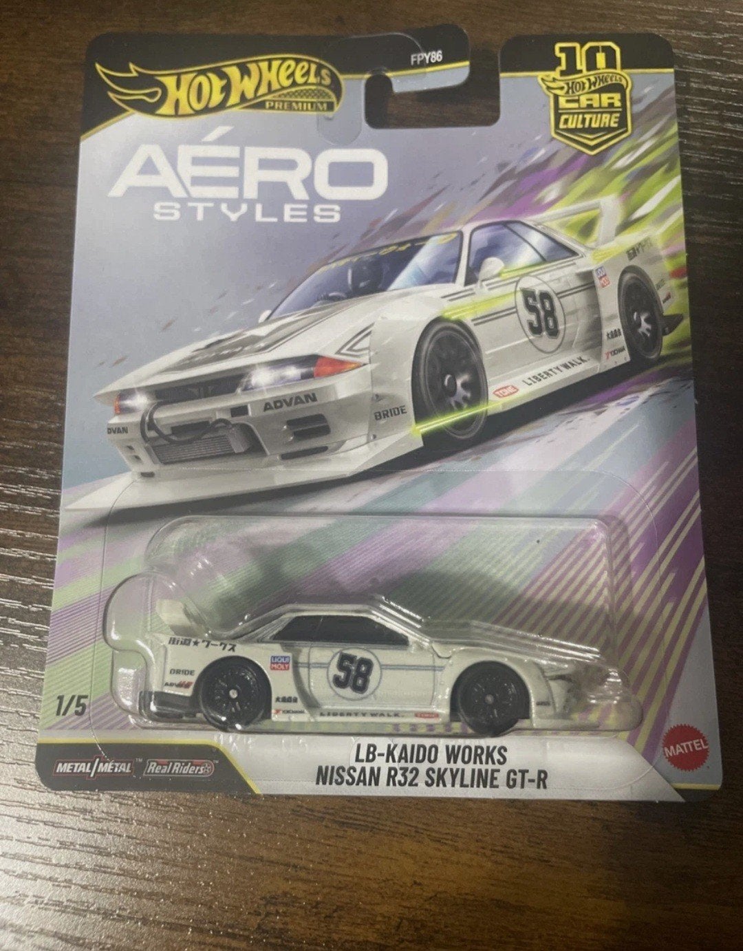Hot Wheels Premium Aero Styles LB-Kaido Works Nissan R32 Sky, Ophalen of Verzenden, Nieuw, Auto