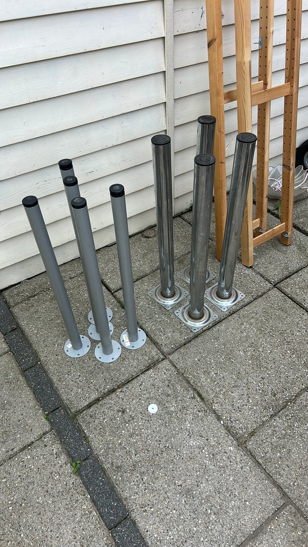 Bureaupoten / tafelpoten en Ikea tafelpoten Vika Adils, Ophalen, Gebruikt