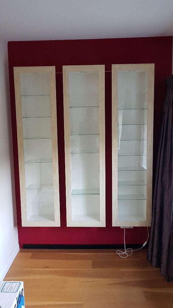 Vitrinekast (IKEA), Huis en Inrichting, Kasten | Vitrinekasten, Ophalen, Minder dan 50 cm, Gebruikt, Modern (IKEA)