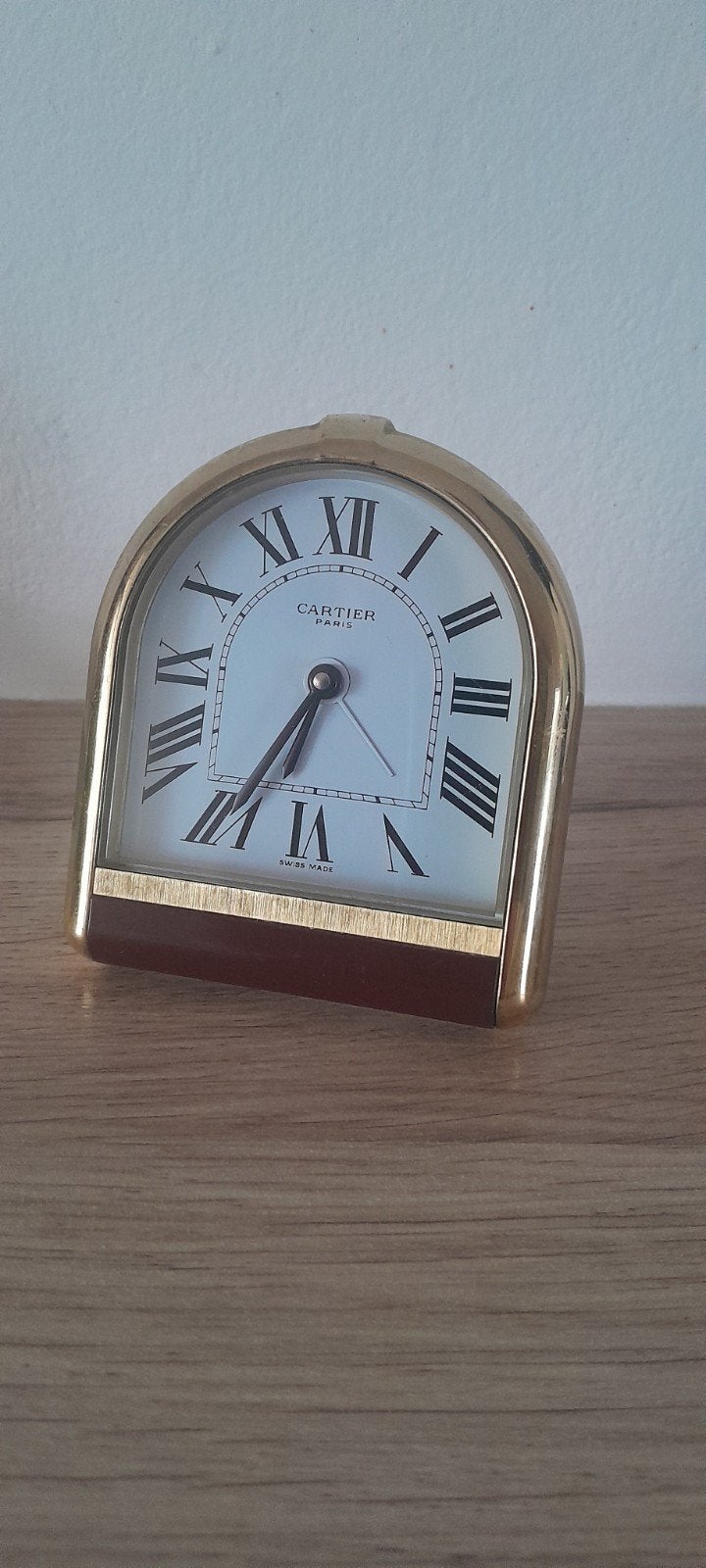 Cartier tafelklokje, Gebruikt, Info@cartier.com, Cartier , Genève,  Swiss, Verzenden