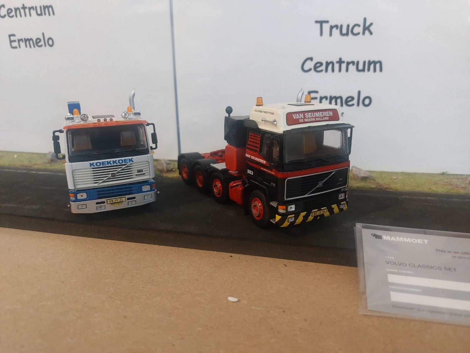 Mammoet classics koekoek +v seumeren volvo f12 setje tekno i, Ophalen of Verzenden, Nieuw, Bus of Vrachtwagen, Tekno