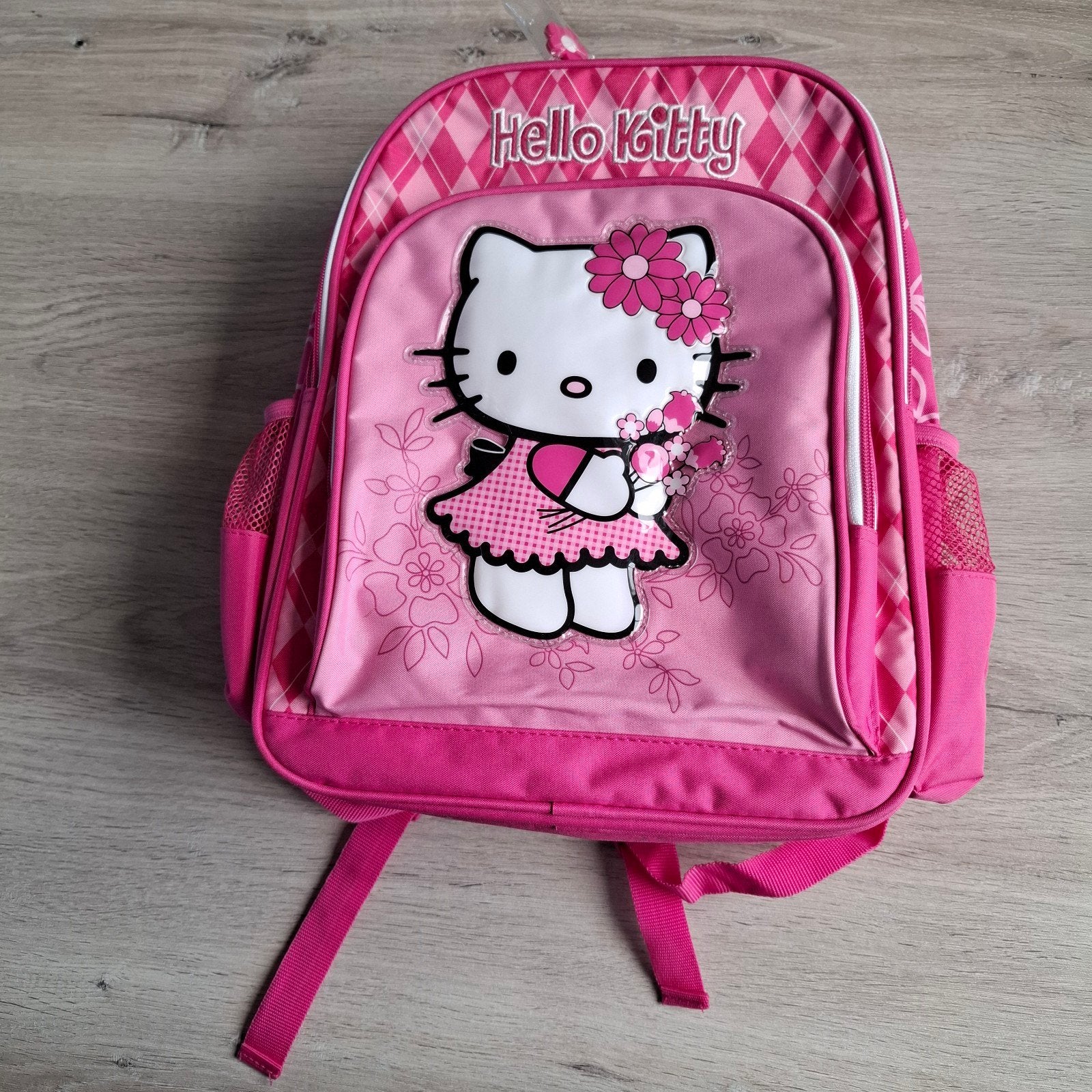 Hello Kitty rugtas., Ophalen of Verzenden, Zo goed als nieuw, Roze, Rugtas