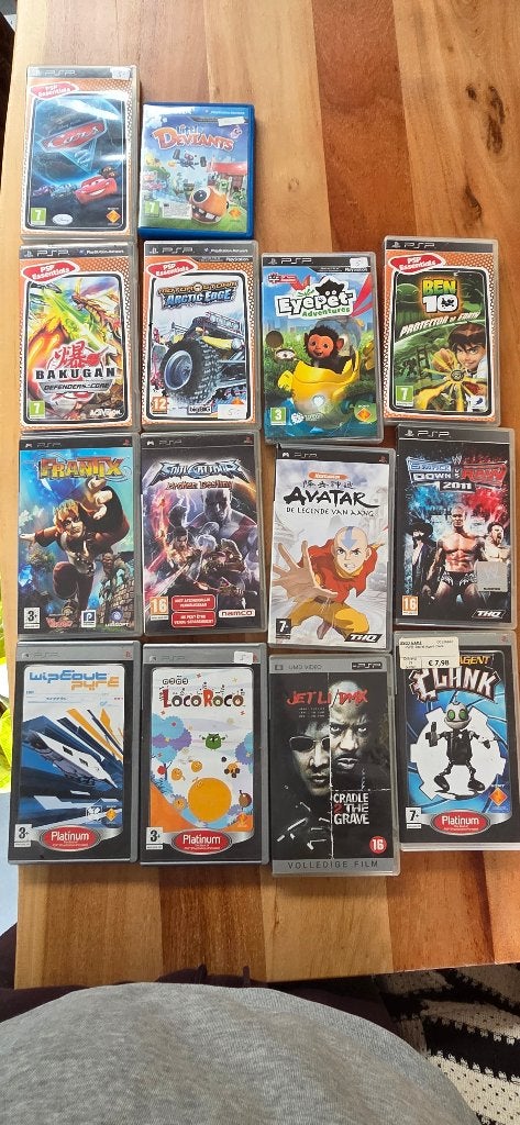 Grote Sony PSP-gamecollectie – 13 games, Gebruikt, Overige genres, 1 speler, Ophalen of Verzenden