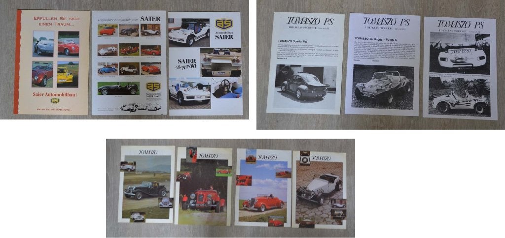 Folders Saier Kitcar / Tomaszo / Buggy, Ophalen of Verzenden, Gelezen, Volkswagen