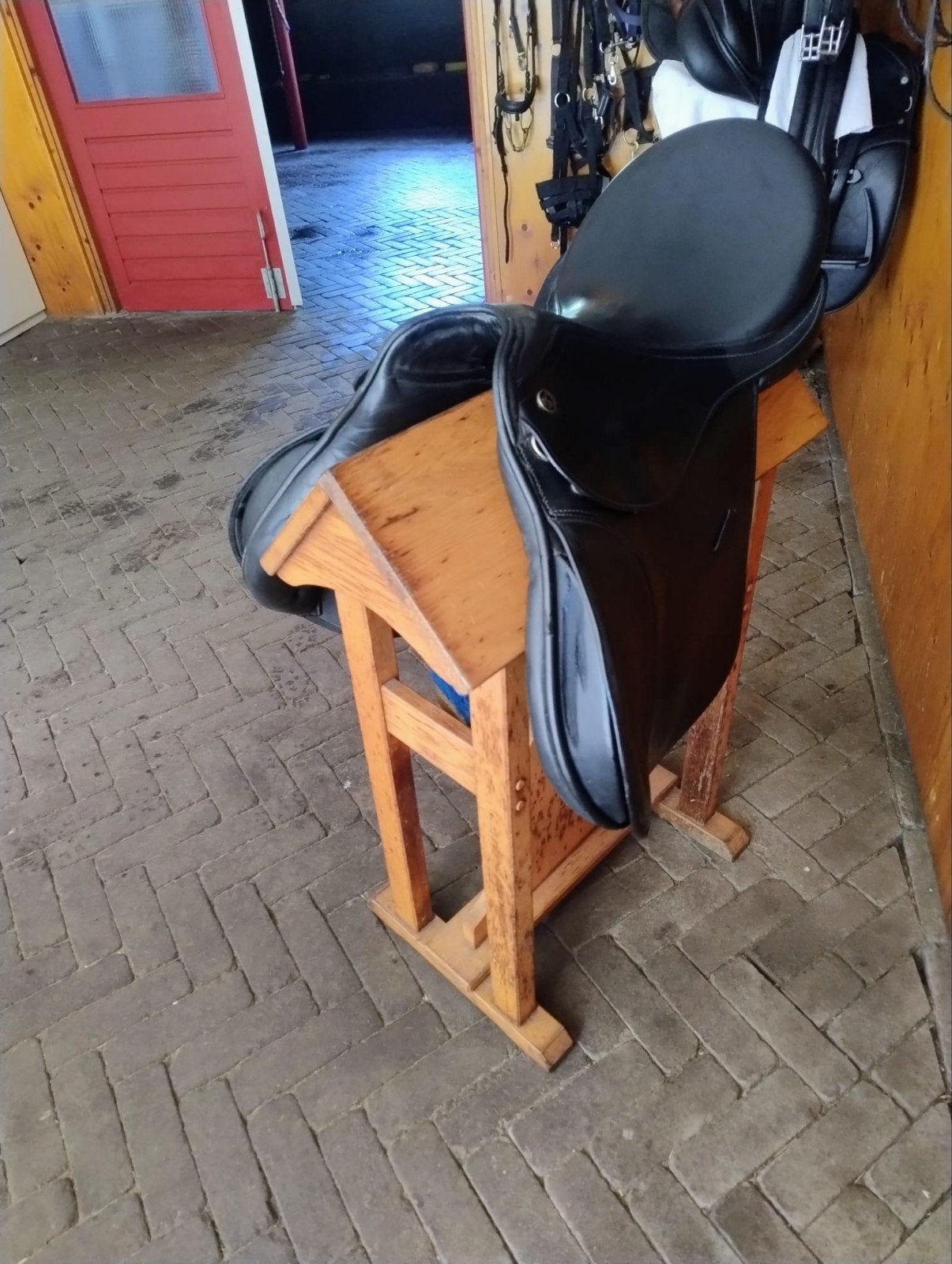 Kieffer veelzijdigheid zadel 18 inch, Ophalen of Verzenden, Gebruikt, Veelzijdigheid