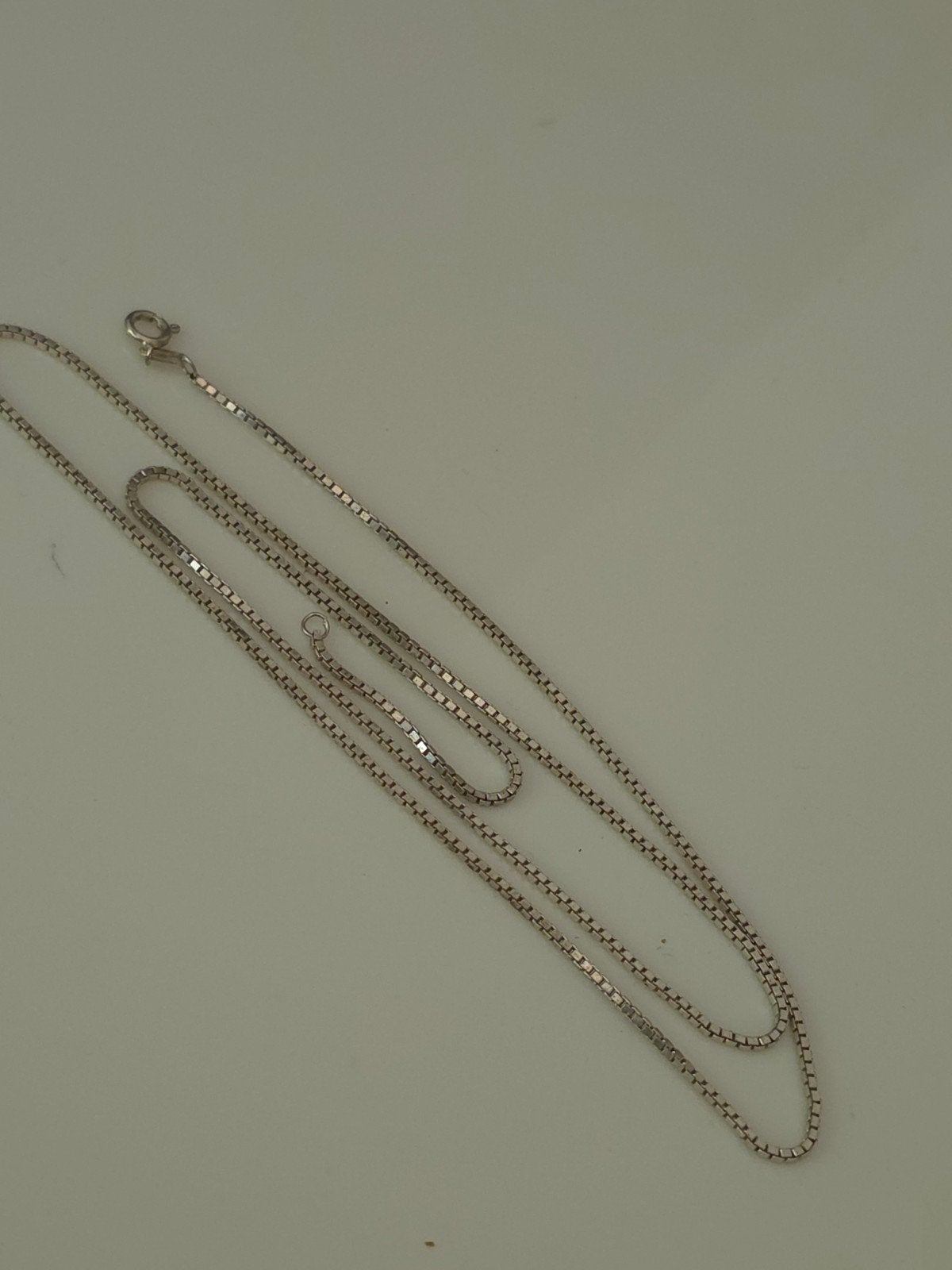 Ketting venetiaanse schakel, Zwanensingel 239, Zo goed als nieuw, Opallove, Zilver
