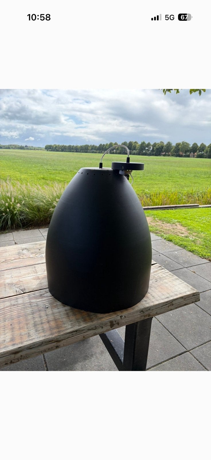 Hanglamp, Ophalen, Gebruikt