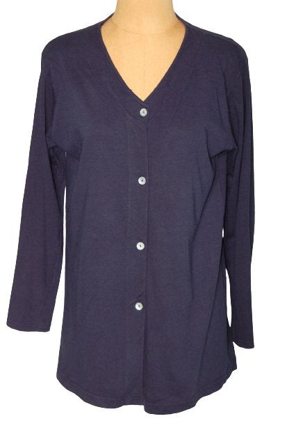 Mer du Nord lang vest, blauw, Mt. S, Kleding | Dames, Zo goed als nieuw, Maat 36 (S), Mer du Nord, Verzenden