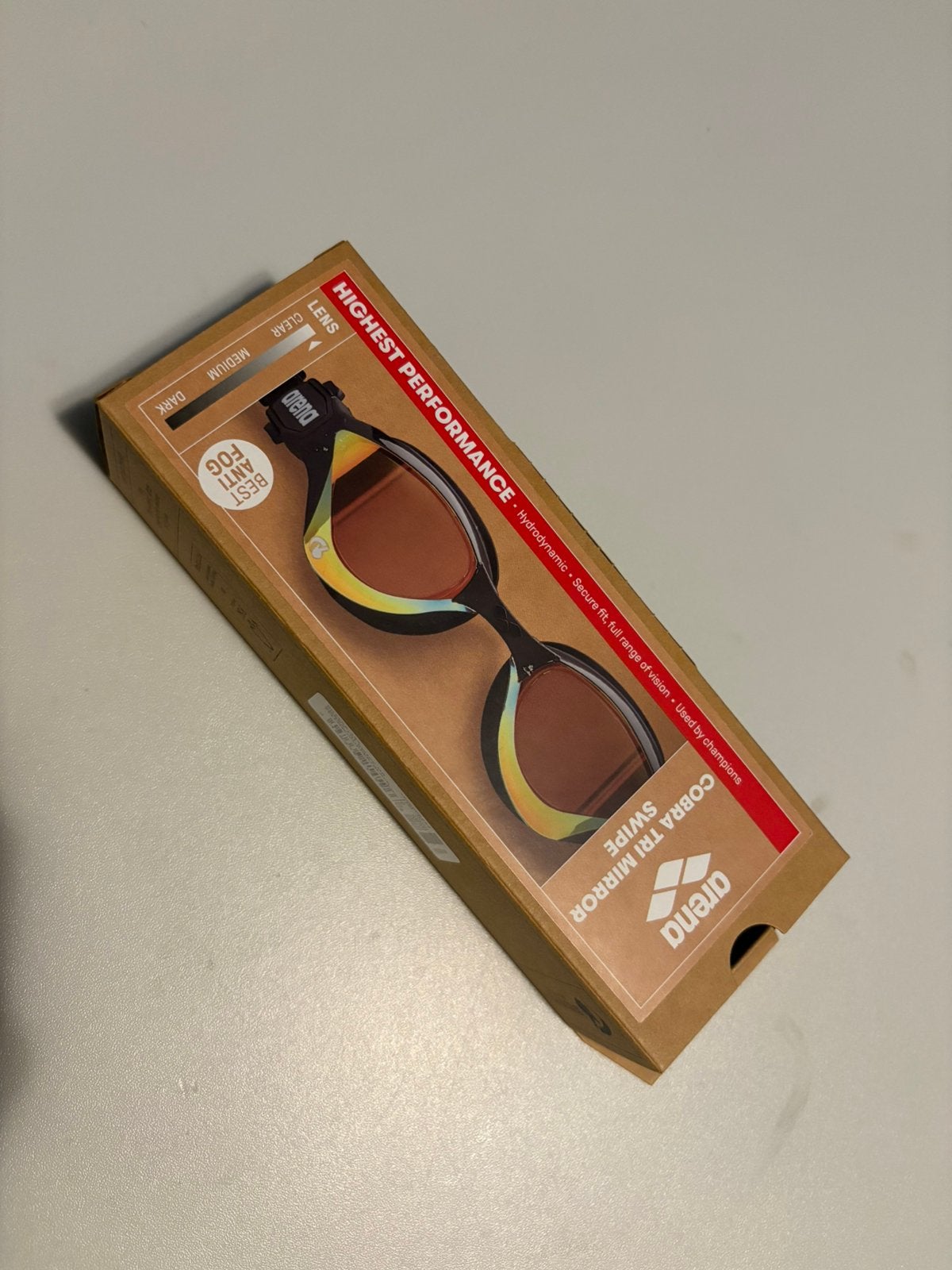Arena Cobra Tri Swipe Mirror (Yellow/Copper/Black), Ophalen of Verzenden, Nieuw