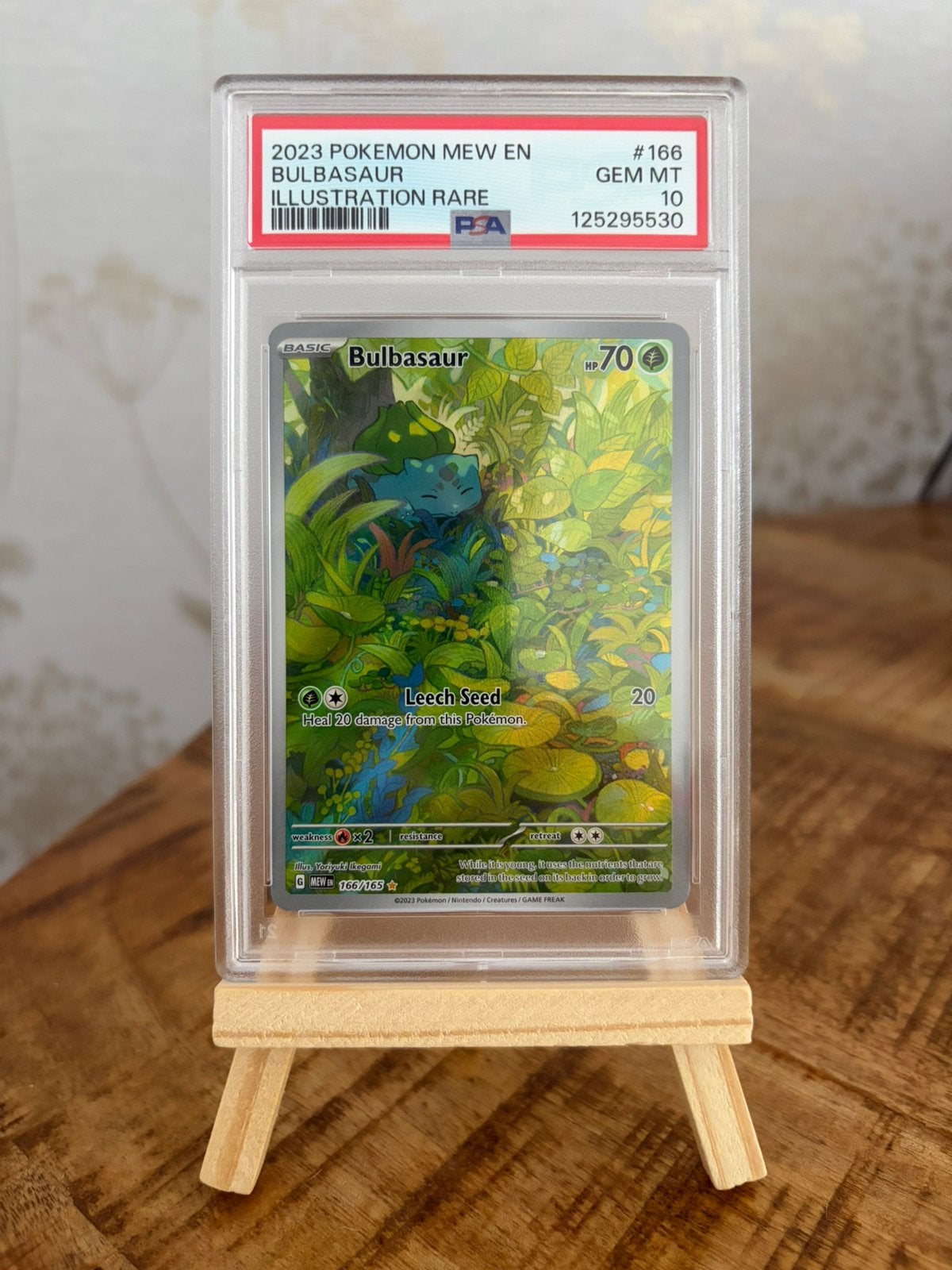 Pokemon TCG - Bulbasaur #166 PSA 10 (151), Hobby en Vrije tijd, Verzamelkaartspellen | Pokémon, Ophalen of Verzenden, Nieuw, Losse kaart