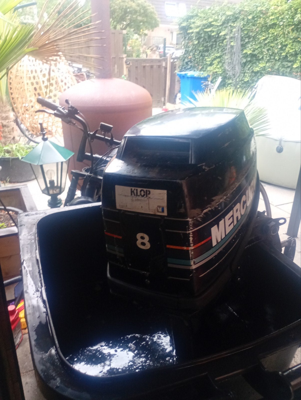 8 pk Mercury 2-takt buitenboordmotor - Loopt en koelt goed, Ophalen of Verzenden, Gebruikt