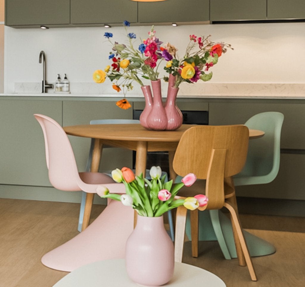 Vitra Panton eetkamerstoel soft mint, Ophalen, Kunststof, Overige kleuren, Zo goed als nieuw