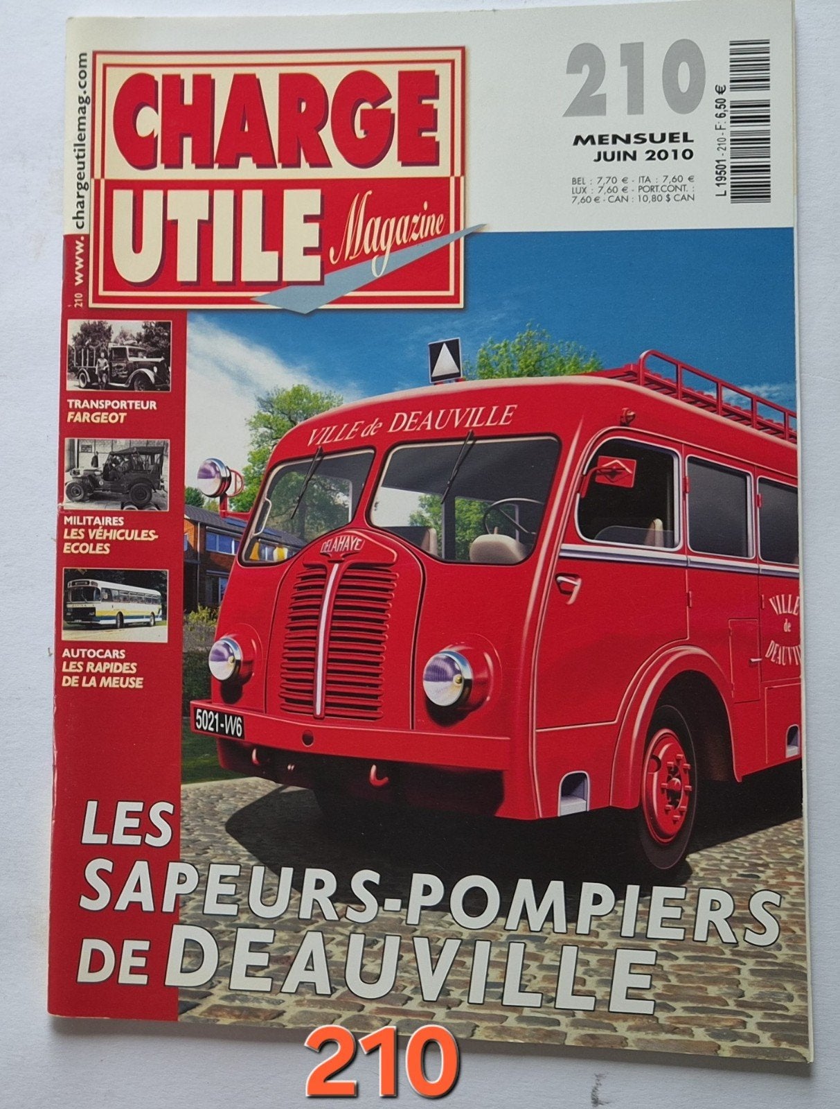 Charge Utile Magazine nr.210 Juni 2010 - Nr. 210, Boeken, Ophalen of Verzenden, Gelezen, Overige typen