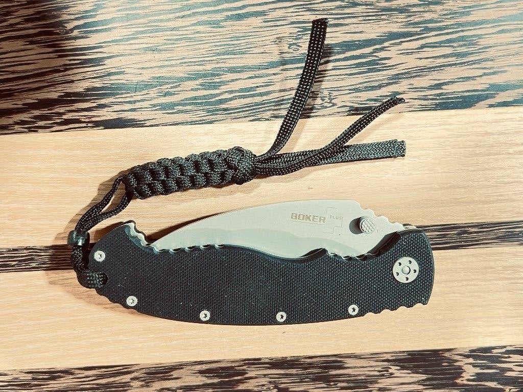 Böker + BAT Karambit Knife, Caravans en Kamperen, Kampeergereedschap, Ophalen of Verzenden, Zo goed als nieuw