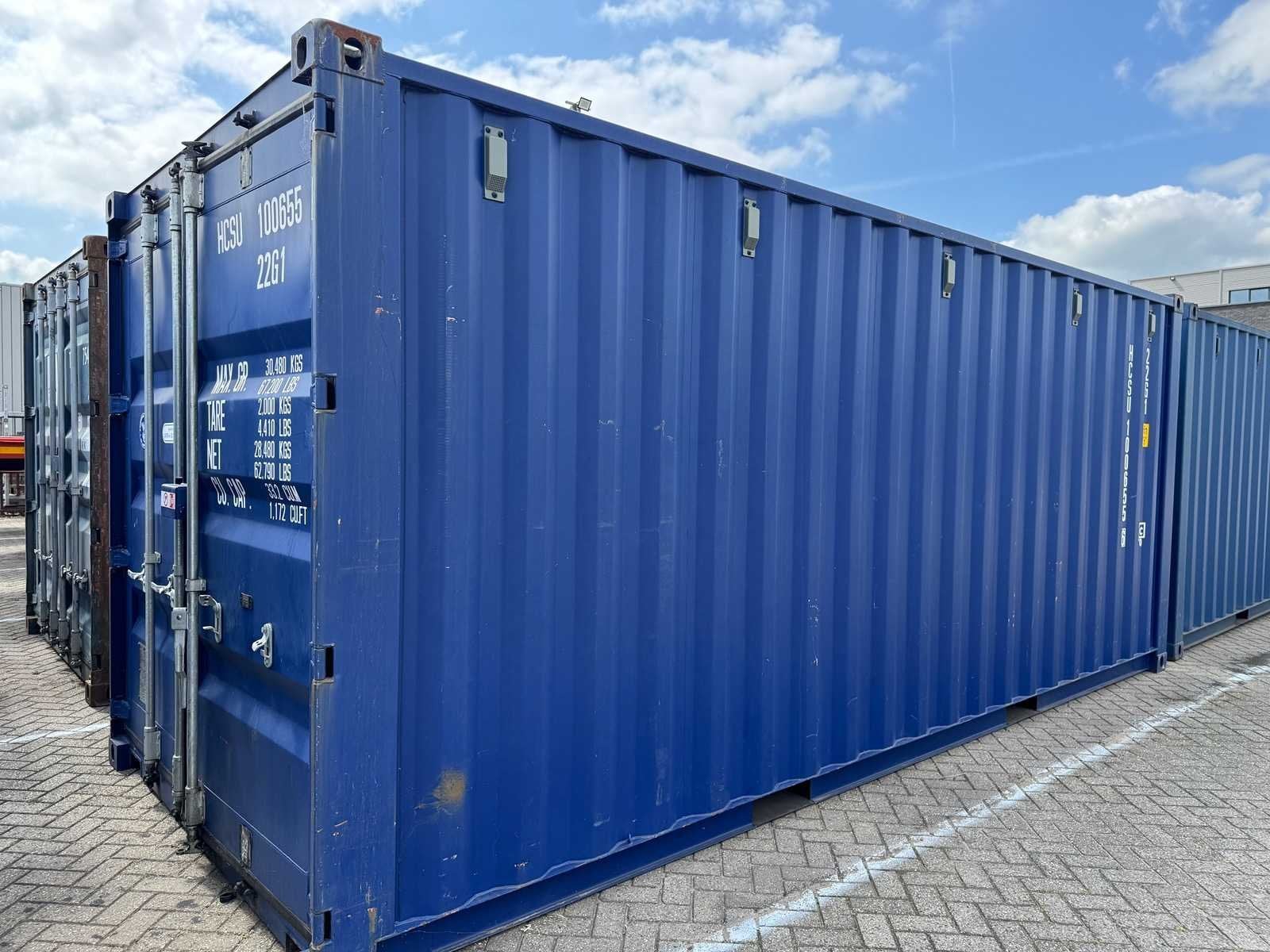 Container - 20 ft One Way / Ongebruikte Zeecontainer - RAL 5, Zakelijke goederen, Machines en Bouw | Keten en Containers