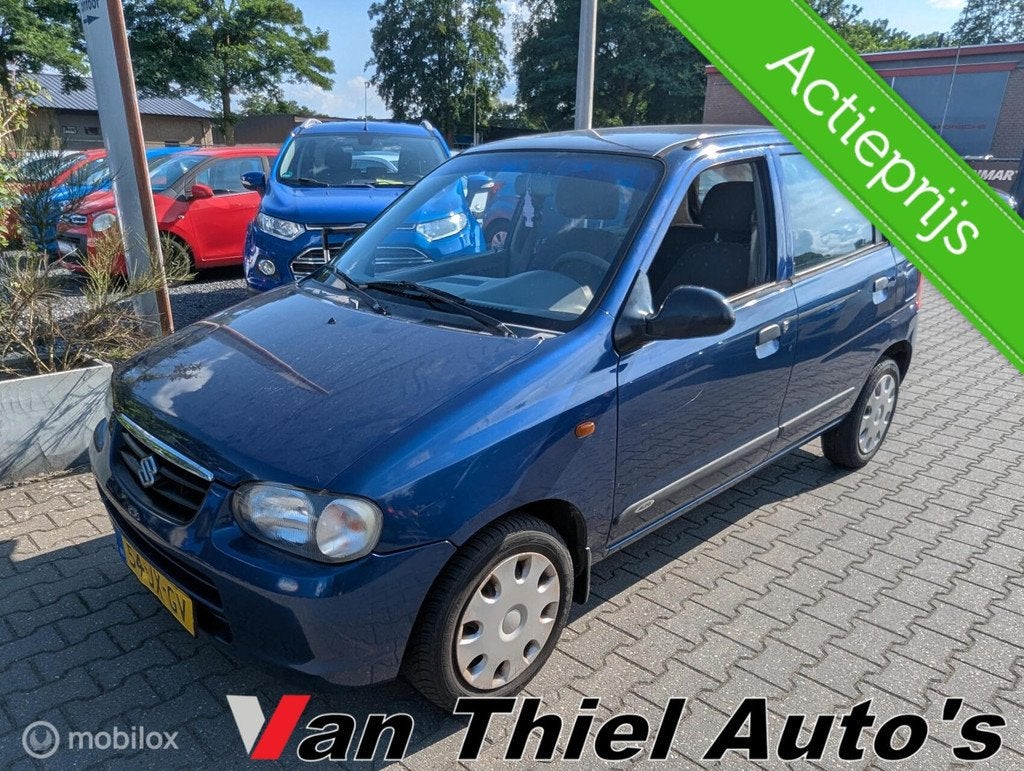 Suzuki Alto 1.1 GLS automaat, 4 cilinders, Blauw, Origineel Nederlands, Bedrijf