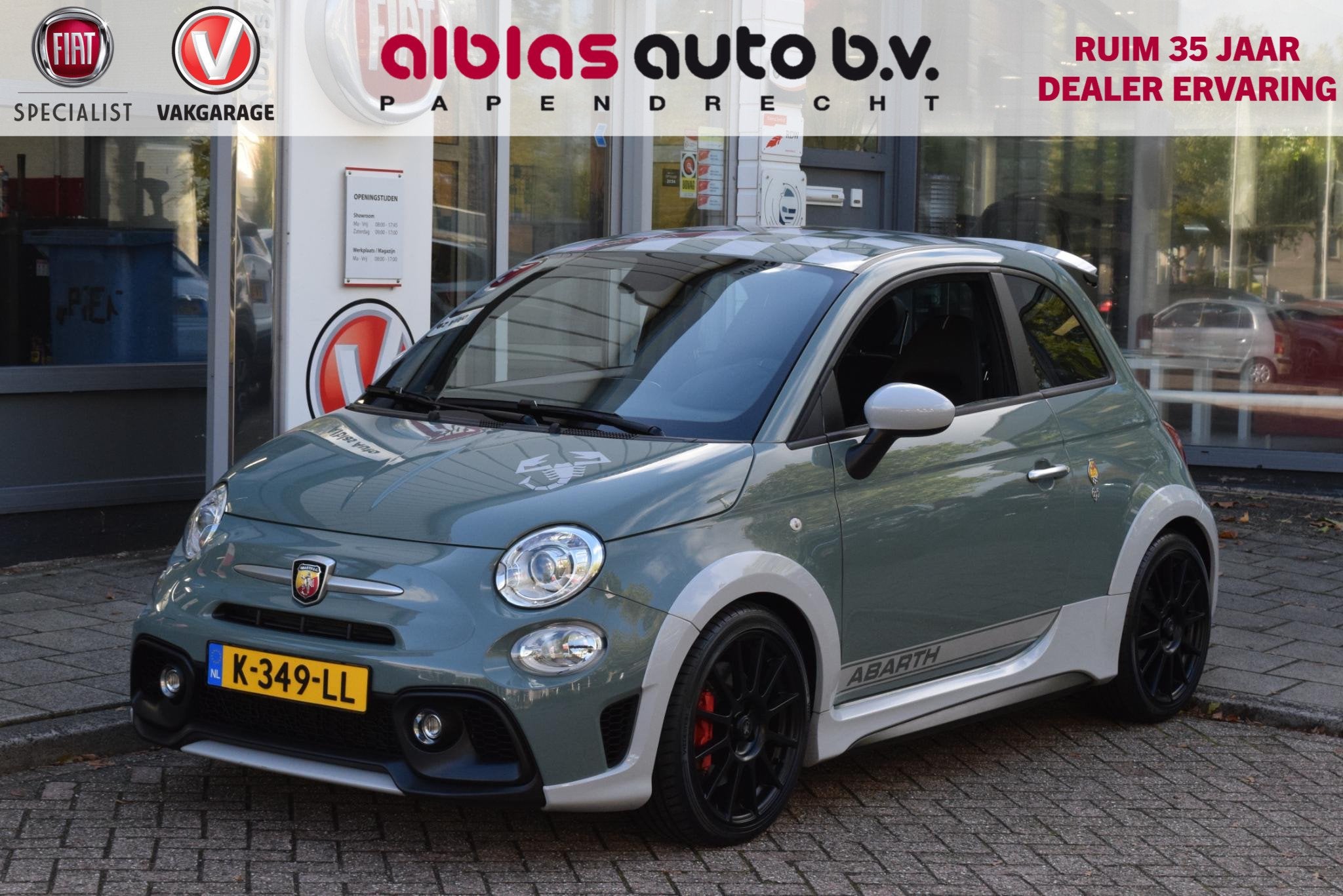 Abarth 695 1.4 T-Jet 180pk|70th Anniversary|1 van 1949, Auto's, Voorwielaandrijving, Stof, Euro 6, 4 cilinders